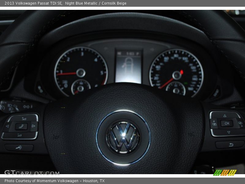 Night Blue Metallic / Cornsilk Beige 2013 Volkswagen Passat TDI SE