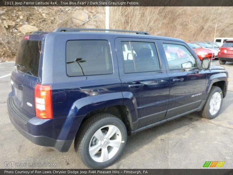 True Blue Pearl / Dark Slate Gray/Light Pebble 2013 Jeep Patriot Latitude 4x4