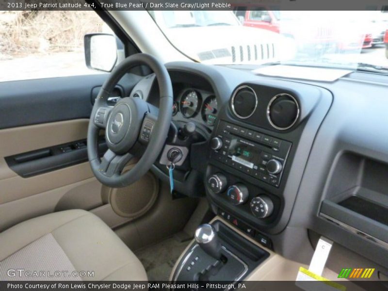 True Blue Pearl / Dark Slate Gray/Light Pebble 2013 Jeep Patriot Latitude 4x4