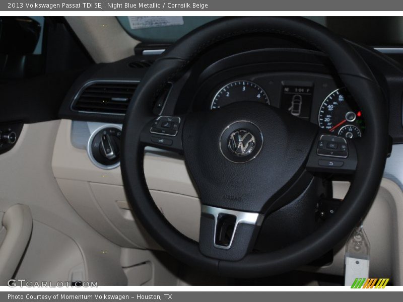 Night Blue Metallic / Cornsilk Beige 2013 Volkswagen Passat TDI SE