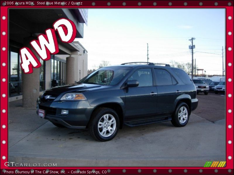 Steel Blue Metallic / Quartz 2006 Acura MDX