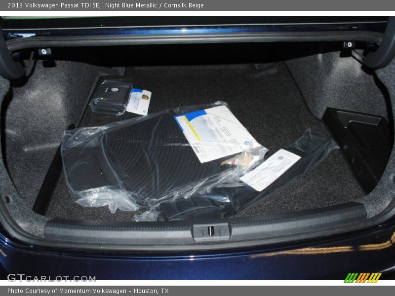 Night Blue Metallic / Cornsilk Beige 2013 Volkswagen Passat TDI SE