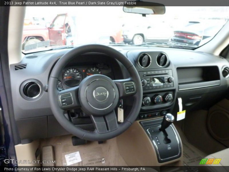 True Blue Pearl / Dark Slate Gray/Light Pebble 2013 Jeep Patriot Latitude 4x4