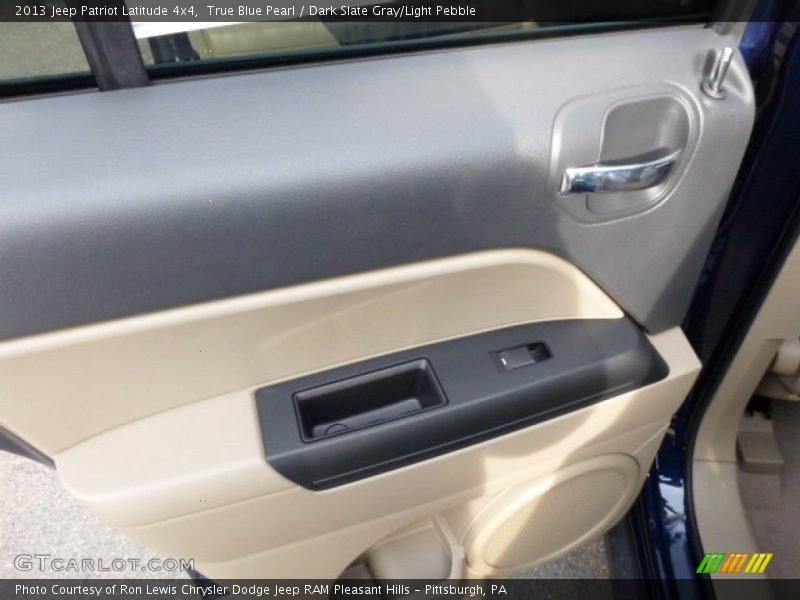 True Blue Pearl / Dark Slate Gray/Light Pebble 2013 Jeep Patriot Latitude 4x4