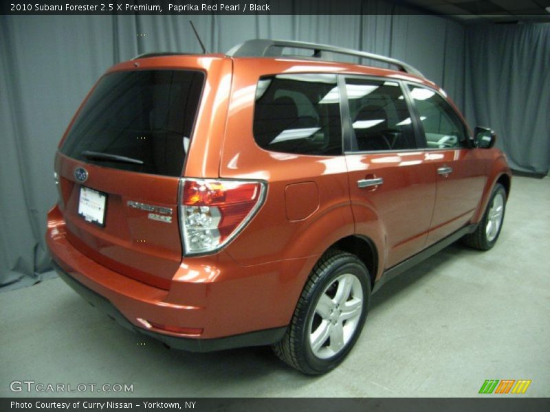 Paprika Red Pearl / Black 2010 Subaru Forester 2.5 X Premium