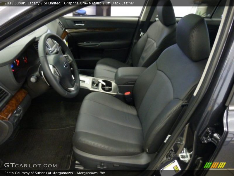 Graphite Gray Metallic / Off Black Leather 2013 Subaru Legacy 2.5i Limited