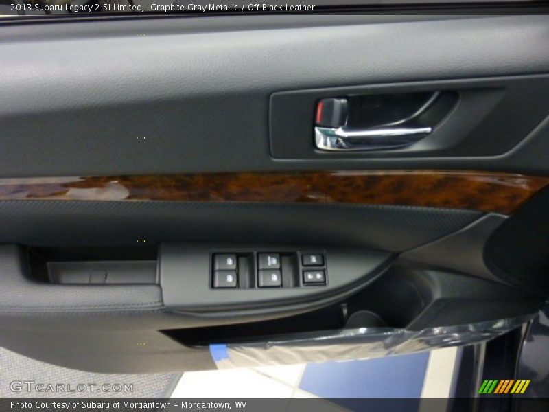 Graphite Gray Metallic / Off Black Leather 2013 Subaru Legacy 2.5i Limited