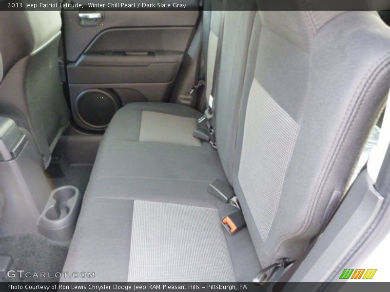 Winter Chill Pearl / Dark Slate Gray 2013 Jeep Patriot Latitude