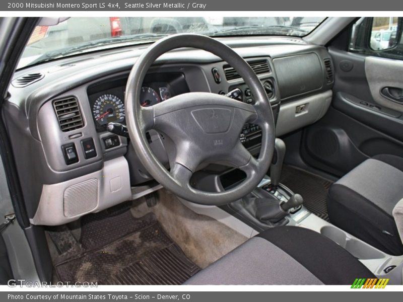 Seattle Silver Metallic / Gray 2000 Mitsubishi Montero Sport LS 4x4