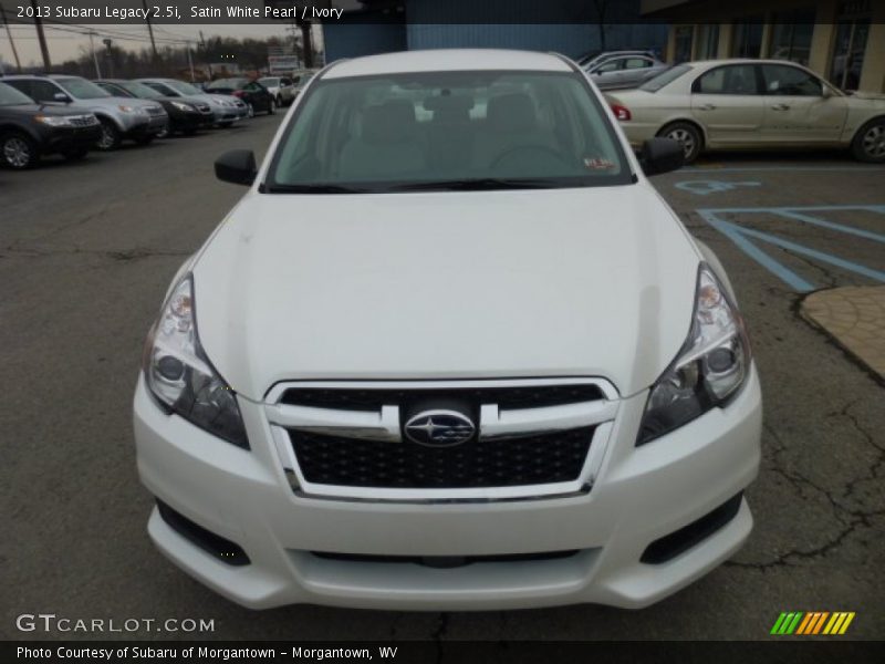 Satin White Pearl / Ivory 2013 Subaru Legacy 2.5i