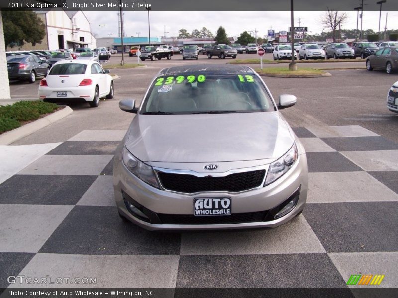 Bright Silver Metallic / Beige 2013 Kia Optima EX