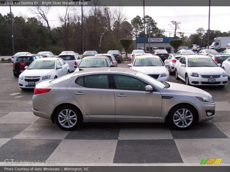 Bright Silver Metallic / Beige 2013 Kia Optima EX