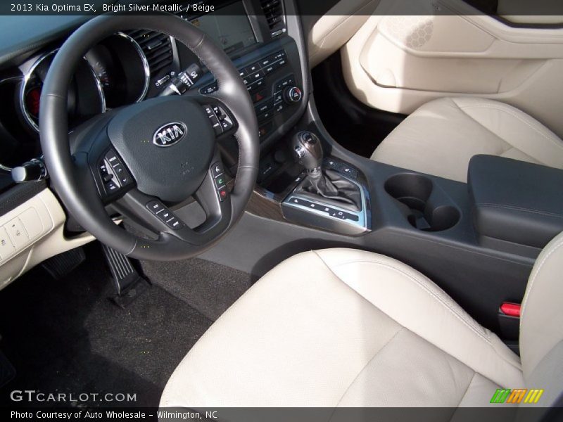 Bright Silver Metallic / Beige 2013 Kia Optima EX