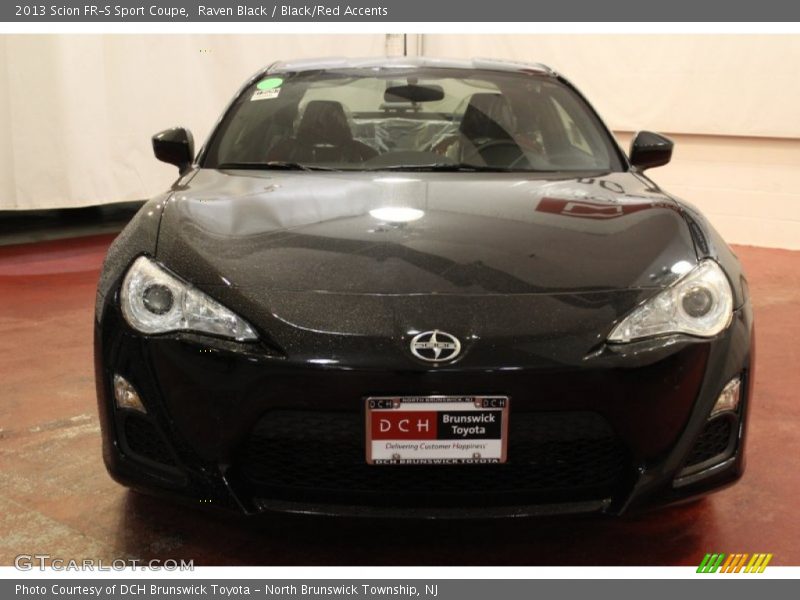 Raven Black / Black/Red Accents 2013 Scion FR-S Sport Coupe