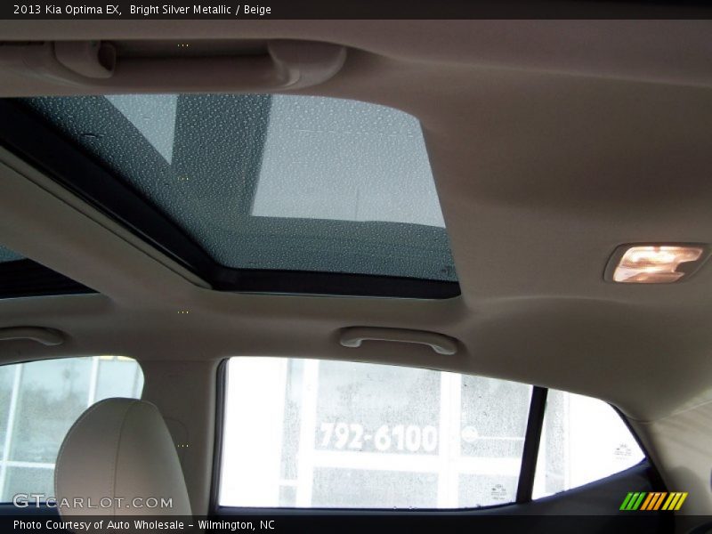 Bright Silver Metallic / Beige 2013 Kia Optima EX
