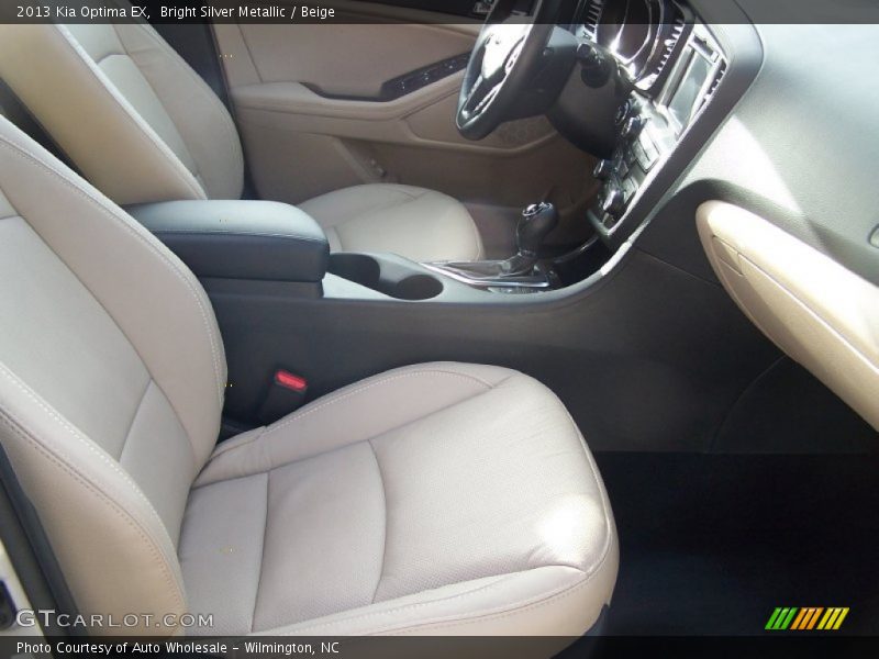 Bright Silver Metallic / Beige 2013 Kia Optima EX