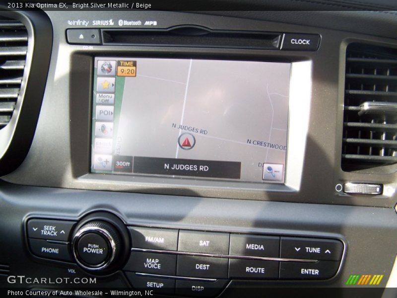 Bright Silver Metallic / Beige 2013 Kia Optima EX