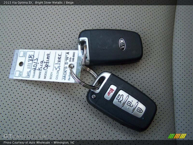 Bright Silver Metallic / Beige 2013 Kia Optima EX