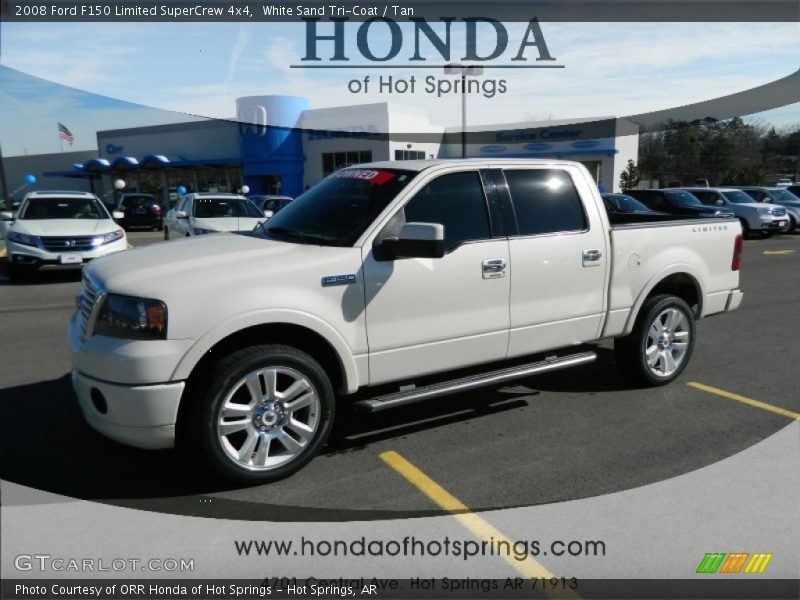 White Sand Tri-Coat / Tan 2008 Ford F150 Limited SuperCrew 4x4