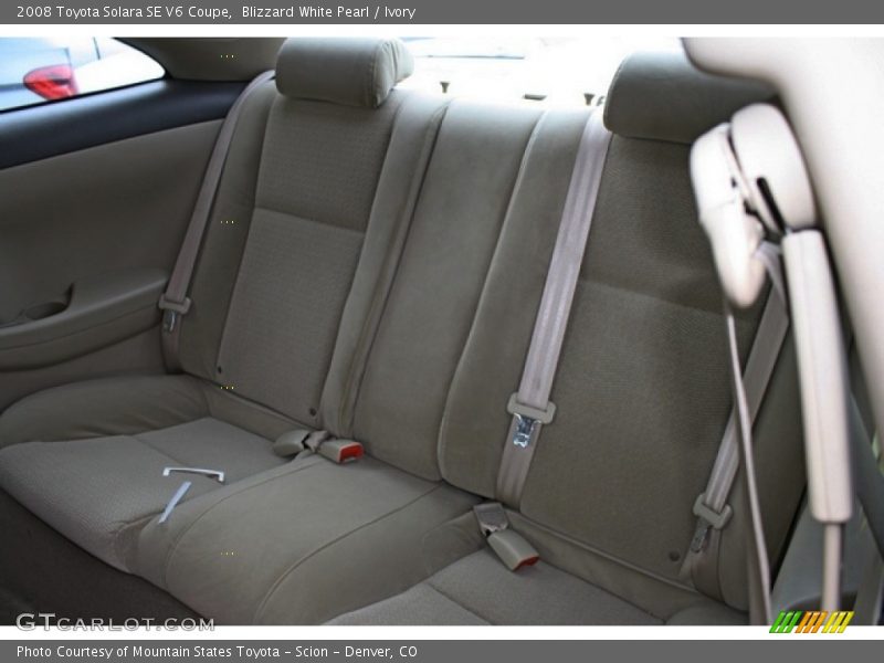Blizzard White Pearl / Ivory 2008 Toyota Solara SE V6 Coupe
