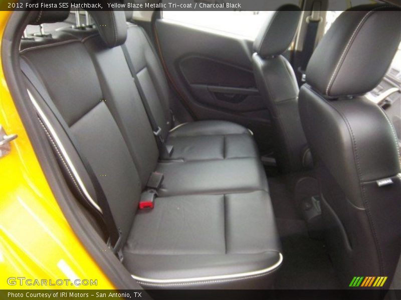 Rear Seat of 2012 Fiesta SES Hatchback