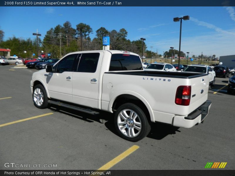 White Sand Tri-Coat / Tan 2008 Ford F150 Limited SuperCrew 4x4