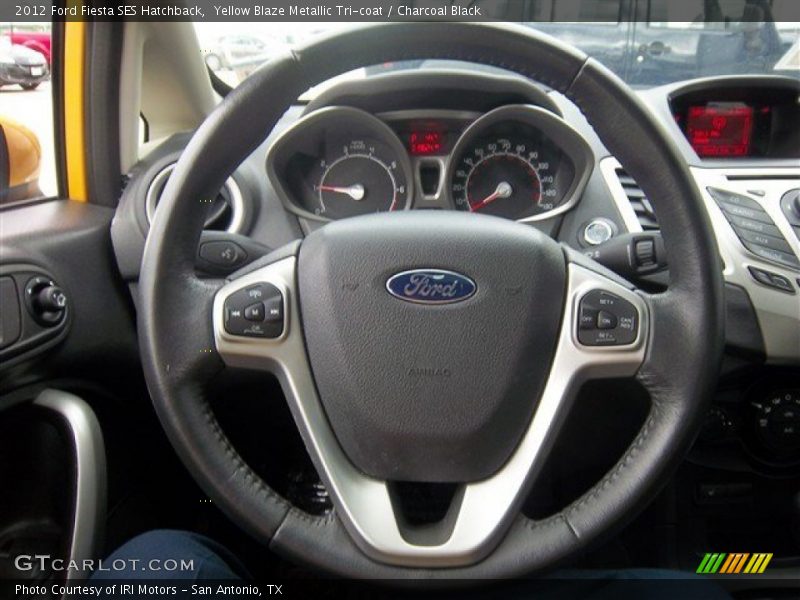  2012 Fiesta SES Hatchback Steering Wheel