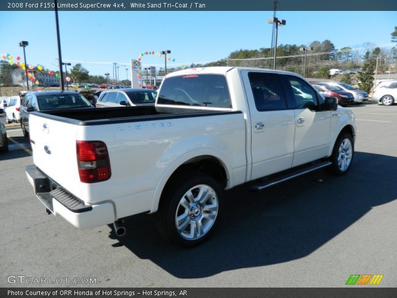 White Sand Tri-Coat / Tan 2008 Ford F150 Limited SuperCrew 4x4
