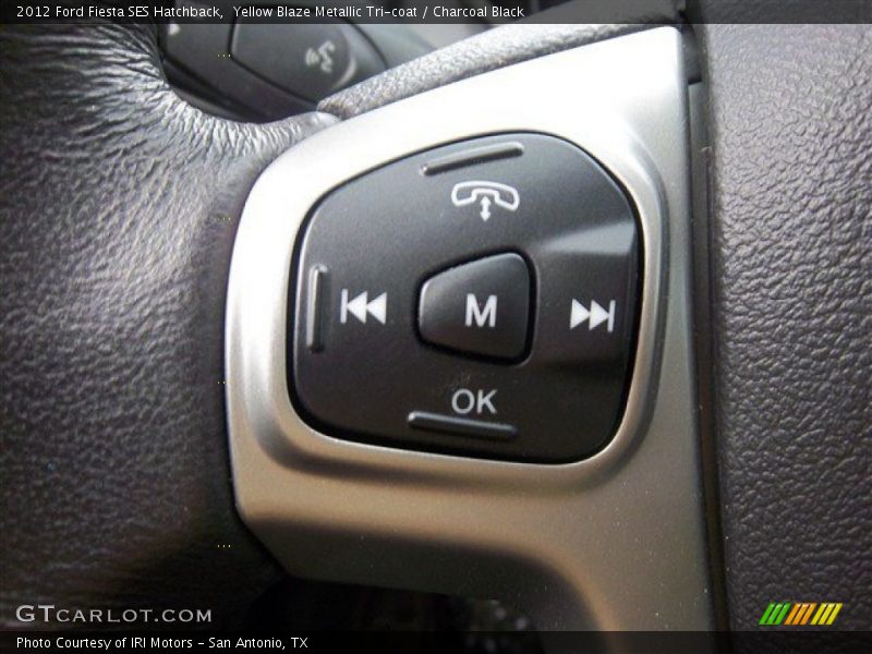 Controls of 2012 Fiesta SES Hatchback