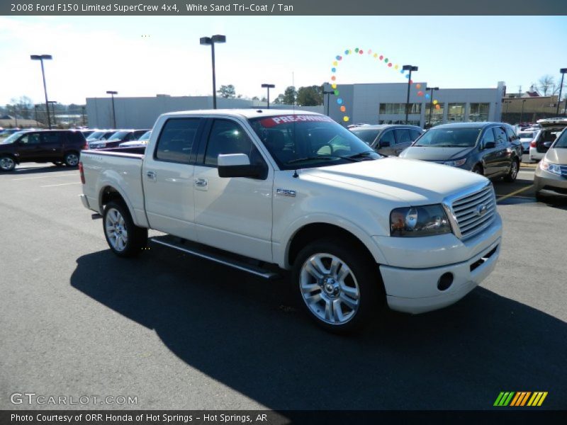White Sand Tri-Coat / Tan 2008 Ford F150 Limited SuperCrew 4x4