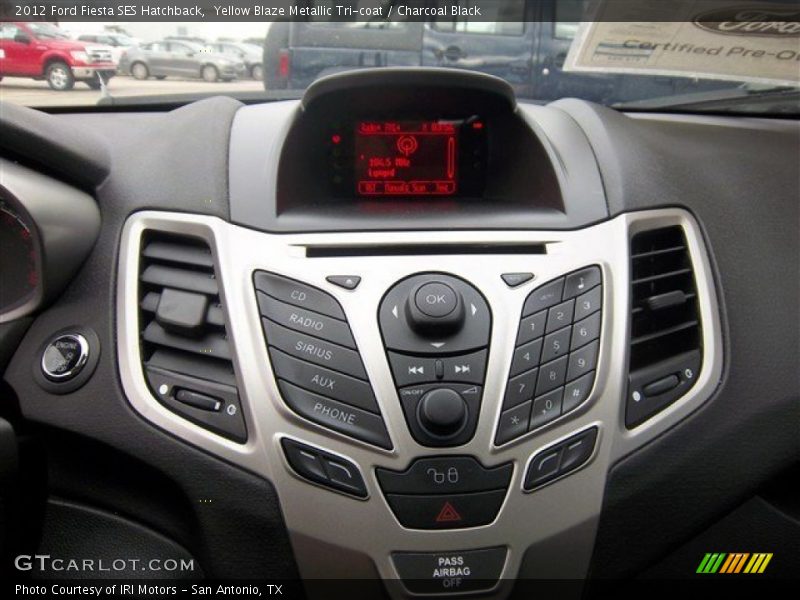 Controls of 2012 Fiesta SES Hatchback