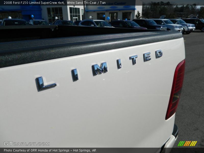 White Sand Tri-Coat / Tan 2008 Ford F150 Limited SuperCrew 4x4
