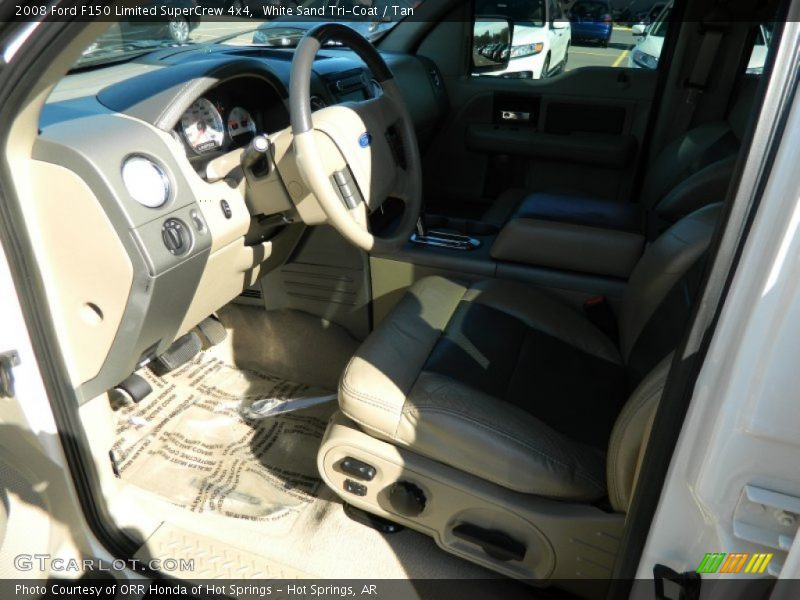 White Sand Tri-Coat / Tan 2008 Ford F150 Limited SuperCrew 4x4