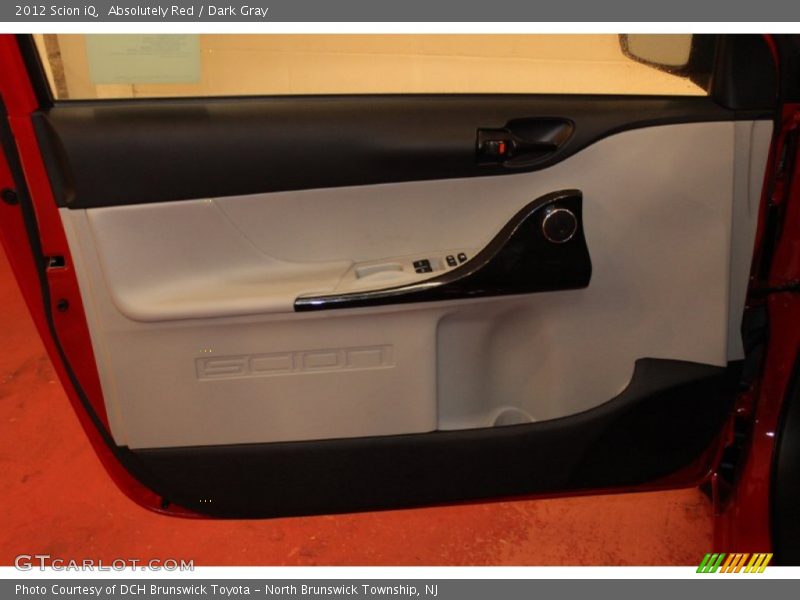Absolutely Red / Dark Gray 2012 Scion iQ