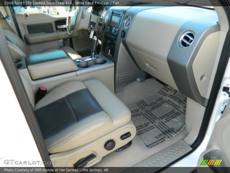 White Sand Tri-Coat / Tan 2008 Ford F150 Limited SuperCrew 4x4