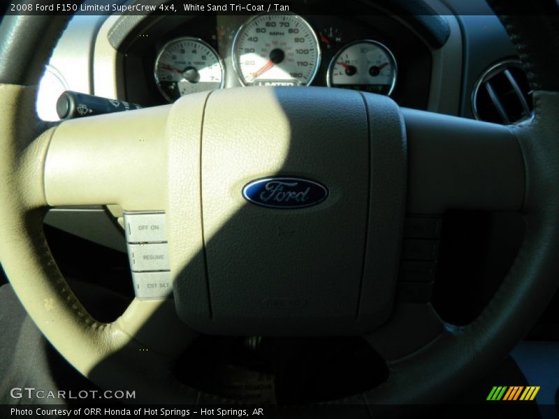 White Sand Tri-Coat / Tan 2008 Ford F150 Limited SuperCrew 4x4