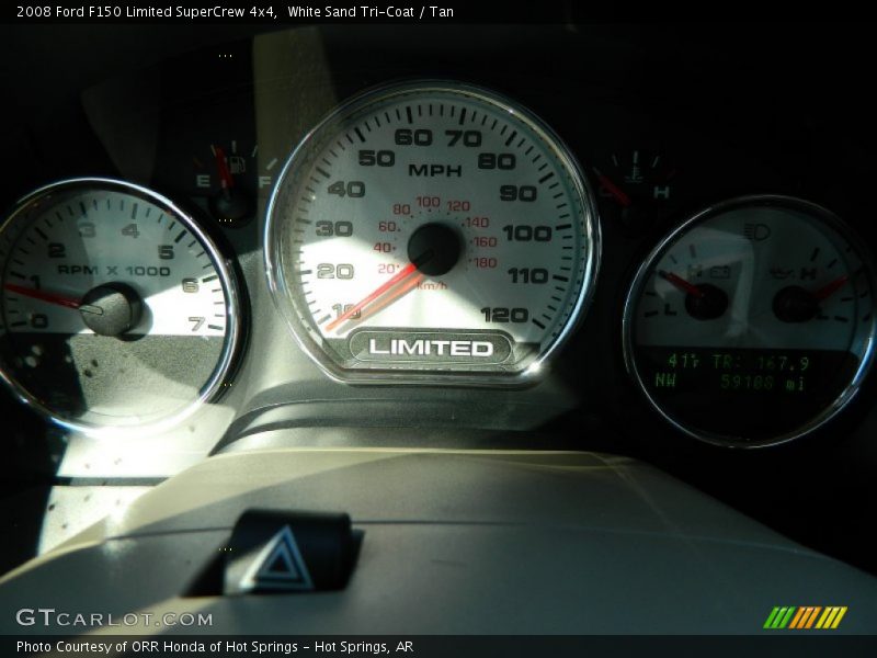 White Sand Tri-Coat / Tan 2008 Ford F150 Limited SuperCrew 4x4