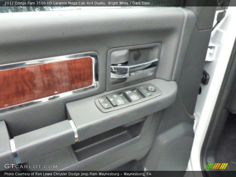 Bright White / Dark Slate 2012 Dodge Ram 3500 HD Laramie Mega Cab 4x4 Dually