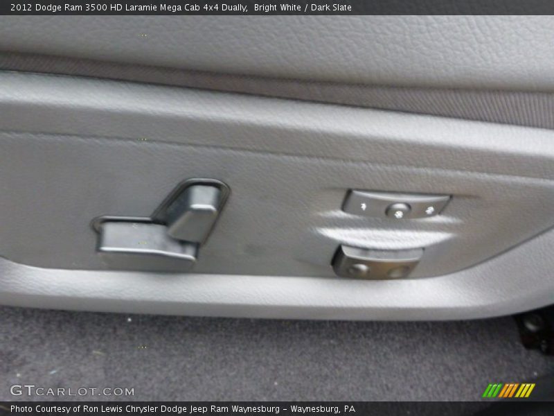 Bright White / Dark Slate 2012 Dodge Ram 3500 HD Laramie Mega Cab 4x4 Dually