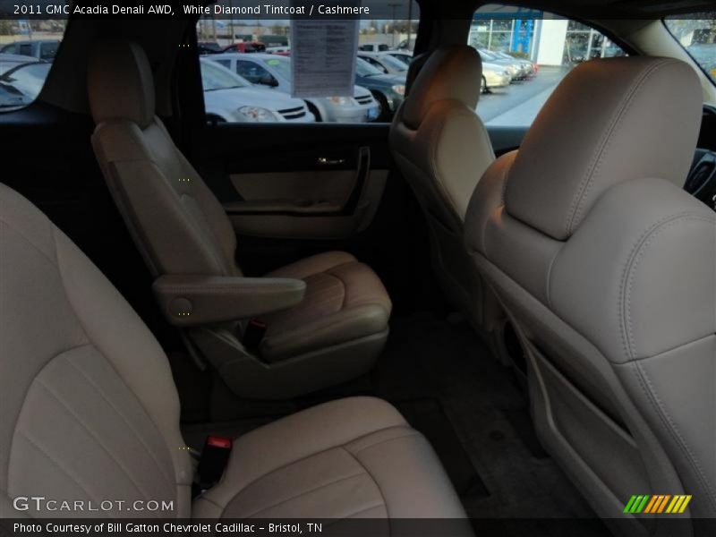White Diamond Tintcoat / Cashmere 2011 GMC Acadia Denali AWD