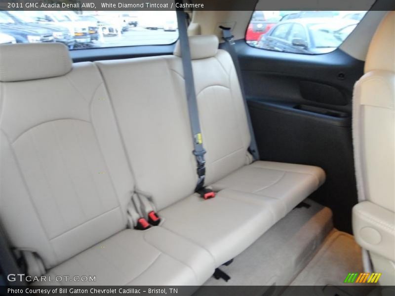 White Diamond Tintcoat / Cashmere 2011 GMC Acadia Denali AWD