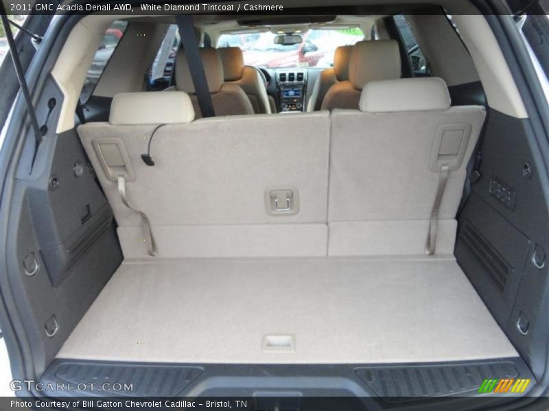 White Diamond Tintcoat / Cashmere 2011 GMC Acadia Denali AWD