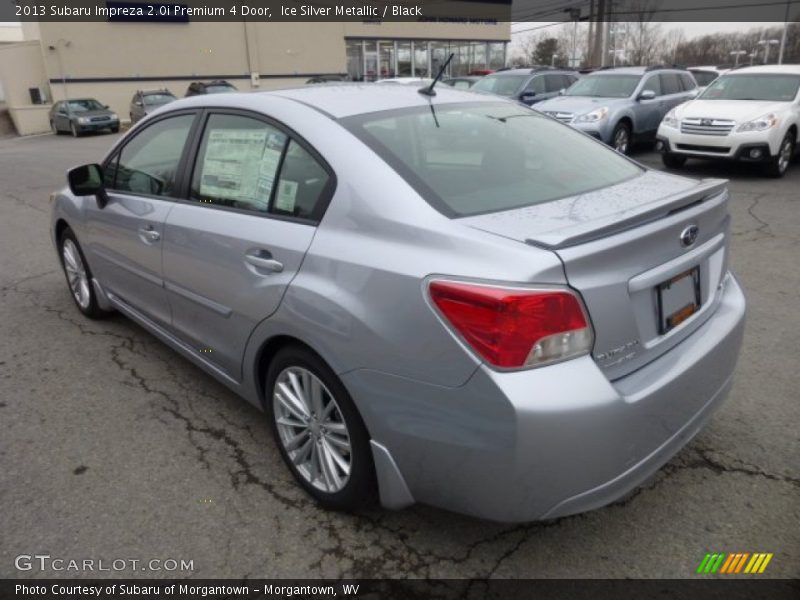 Ice Silver Metallic / Black 2013 Subaru Impreza 2.0i Premium 4 Door