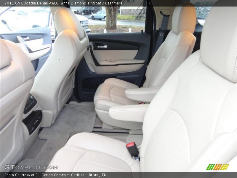 White Diamond Tintcoat / Cashmere 2011 GMC Acadia Denali AWD