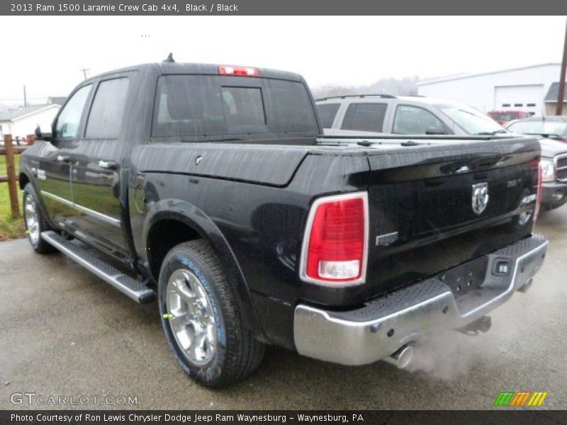 Black / Black 2013 Ram 1500 Laramie Crew Cab 4x4
