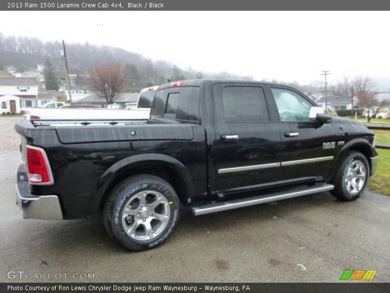 Black / Black 2013 Ram 1500 Laramie Crew Cab 4x4