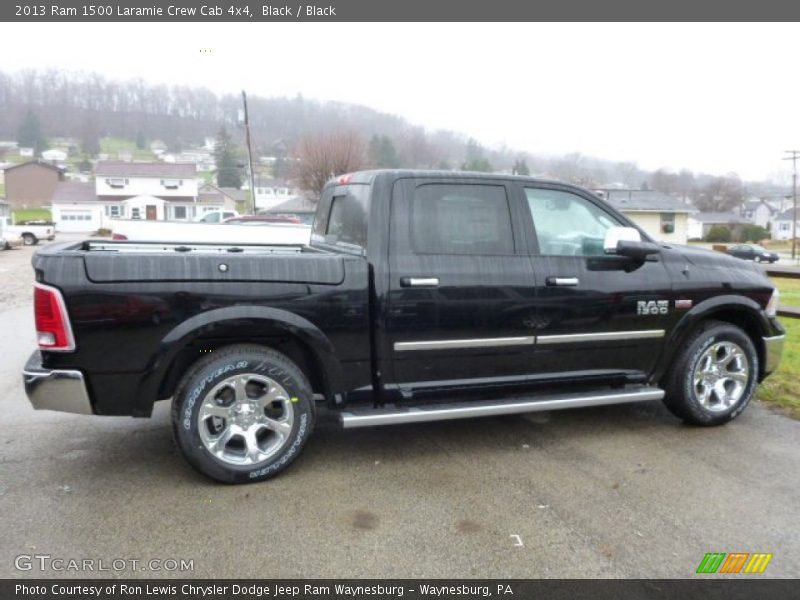 Black / Black 2013 Ram 1500 Laramie Crew Cab 4x4
