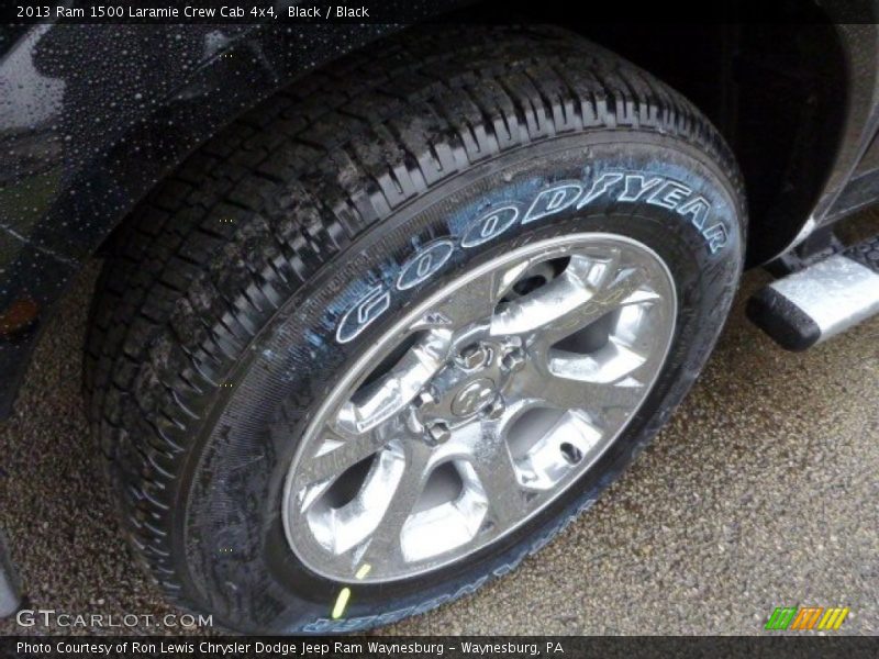 Black / Black 2013 Ram 1500 Laramie Crew Cab 4x4