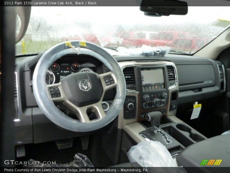Black / Black 2013 Ram 1500 Laramie Crew Cab 4x4
