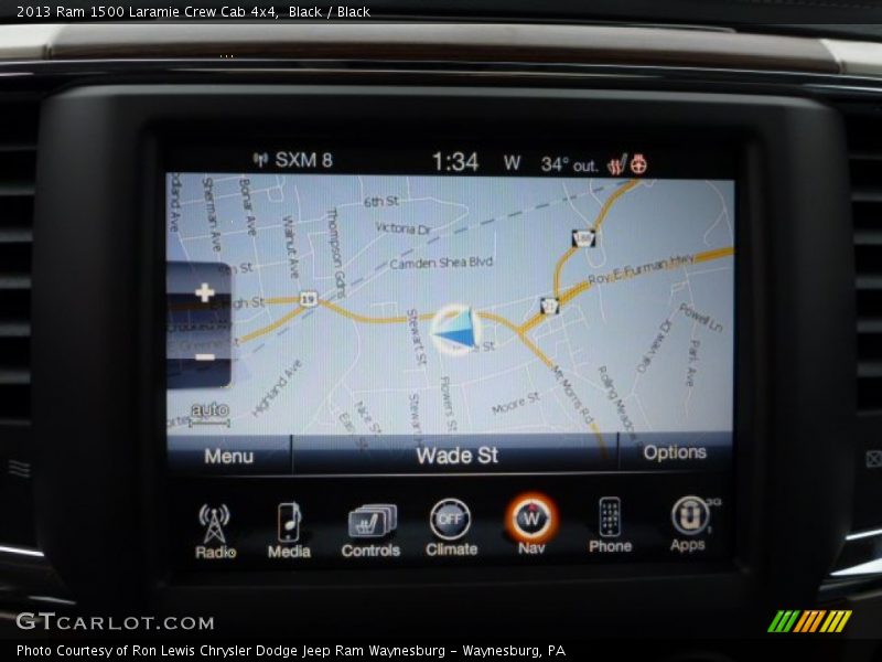 Black / Black 2013 Ram 1500 Laramie Crew Cab 4x4